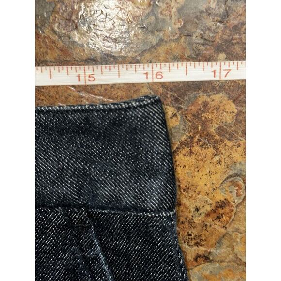Talbots Women's Size 10 Dark Wash Stretch Denim Jean Skirt - Picture 9 of 10